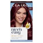 Clairol Nice'n Easy Crème, Natural Looking Oil Infused Permanent Hair Dye, 4BG Burgundy