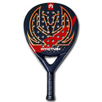 Mythos Italia Invictus + 2 Une Raquette de Padel avec Forme en Goutte pour Un Excellent équilibre Entre contrôle et Puissance. Adulte Unisexe, Noir, Carbone, Orange Fluo, Taille Unique