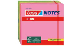 Tesa Neon Notes 6 x 80 Blatt pink/gelb/grün 75 x 75mm