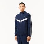 Lacoste Veste de survêtement Tennis monogramme Taille XS Bleu Marine/blanc