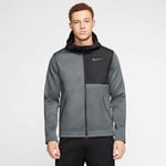 Nike Therma Men's Training Full-Zip Hoodie Sz L Black Dark Grey BV3998 070