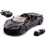 [FR] Burago BUGATTI W16 MISTRAL CABRIOLET BLACK 1:18 - BU11051Z