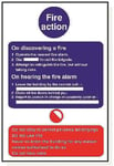 Fire Action S/Ad Pack Qty 1