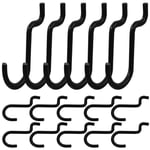 20 Pcs Peg Board Hook Iron Skadis Heavy Duty Pegboard Hanger