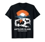 Vintage Bison Wildlife Antelope Island State Park T-Shirt