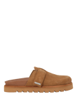 Carvela Dazzle Suede Clogs, Brown Camel