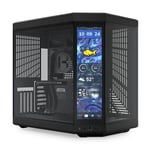 HYTE Y70 TOUCH 14.9" Infinite Dual Chamber Mid-Tower ATX Case - Pitch Black CS-HYTE-Y70TTI-BB