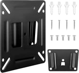 Support mural universel pour moniteur de la plupart des téléviseurs de 14 à 24"",Support mural VESA jusqu'à 100x100 mm,Poids maximum 15 kg, 50.8 cm, 58.8 cm (noir)