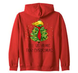 Trump is Home For Christmas Make Christmas Great Again Trump Zip Hoodie