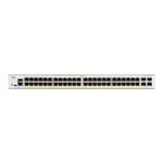 CISCO Cisco Catalyst 1200-48P-4X - Commutateur C3 intelligent 48 x 10/100/1000 (PoE+) + 4 10 Gigabit SFP+ Montable sur rack PoE+ (375 W)