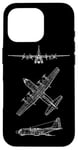 Coque pour iPhone 16 Pro Hercules Turboprop C130 Avion de transport tactique