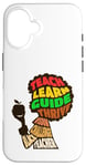 iPhone 16 Afro Teacher African American Inspirational Word Cloud Case