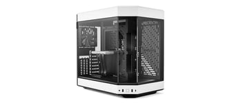 Boitier PC Moyen Tour E-ATX Hyte Y60 avec panneaux vitrés - Noir/Blanc