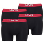 Levi?S Solid Basic Boxer Brief Organic Pour Homme, Paquet De 2, Boxer, Ceinture Avec Logo Kaki Xl (X-Large)