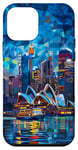 Coque pour iPhone 12 mini Motif vitrail de Sydney Skyline