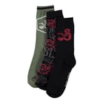 Hasbro Dungeons & Dragons Iconic Logo Crew Socks Male 39/42 Multi-Colour CR25587