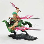 One Piece Three Thousand World Sauron Figure Three Swords Flow Special Effects Combat Figure Boxed Anime Figure Decoration Statue Model Collection Toy Height 18cm