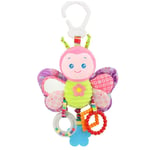 Rattle toys Plush Baby Toddler Rattle Car Seat Stroller Crib Play Hanging Toy Interactive and Educational Toys Butterfly