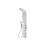 Colonne de douche hydromassante thermostatique Shadow couleur blanc