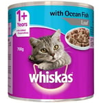 Aliments pour chat Whiskas   Poulet Saumon Veau 400 g