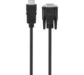 LOGIK LHDMVG123 HDMI to VGA Cable - 1 m