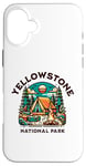 Coque pour iPhone 16 Plus Randonnée familiale en plein air dans le parc national de Yellowstone Forest