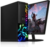 Dell PC Gamer Complet,Ordinateur Gaming,Quad Core I5 jusqu'à 3.6GHz, Radeon RX 550 4Go GDDR5, RAM 16Go, SSD 512Go, WiFi 600 M, Bluetooth 5.0, Nouveau 22"" 1080 FHD LED, W10P64 (Reconditionné).[V1469]