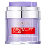 L'Oréal Paris – Gel-Crème Repulpant – Soin Hydratant & Anti-âge – À l'Acide Hyaluronique, Céramides, Niacinamide & Glycérine – Pour Tous Types de Peaux – Revitalift Filler – 50 ml