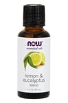 NOW Foods - Essential Oil, Lemon & Eucalyptus Blend - 30 ml.