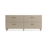 Relief Relief kommode lav med ben 123x46,6 cm beige