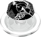 Fantasy Post Punk Celtic Tribal Art Batcave Girl Gothique PopSockets PopGrip pour MagSafe