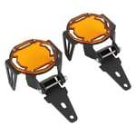 Couvercle de Protection Antibrouillard pour Moto, Protecteur de Lampe LED pour R1200GS/R1250GS Adventure LC (Orange)