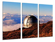 Tableau Moderne Photographique, Impression sur bois, Astronomie, Ciel, Télescope de Gran Canarias, Espagne, 97 x 62 cm, ref. 26795