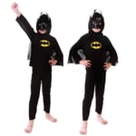 Kid Boy Superhjälte Cosplay Dräkt Fancy Dress Kläder Outfit Set Superman L Batman S