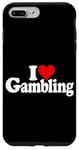 Coque pour iPhone 7 Plus/8 Plus I LOVE HEART GAMBLING CASINOS PARIS TRADING LAS VEGAS