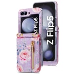 POLA Flower deksel Samsung Galaxy Z Flip 5 - Purple