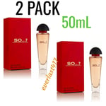 So...? Womens Eau de Toilette , for Women Long lasting fragrance, 2 PACK 50ML