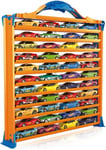 Hot Wheels Rack N Track Cars  Toys Organizer Storage with 44 Compartments - To