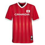 Official 2023 Women's Football World Cup Youth Team Shirt, Canada, Red, 12-13 Years