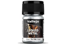 Vallejo 70.790, Silver, Alcohol Based Paint, Vätska, 35 Ml, 1 Styck |