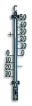 TFA Dostmann Thermomètre analogique extérieur, 12.5001.50, résistant aux intempéries, pour contrôler la température extérieure, vieil étain