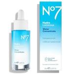 No7 HydraLuminous Water Concentrate 30 ml Pure Hyaluronic Acid - New