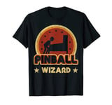 Retro Pinball Game Retro Pinball Machine Pinball Wizard T-Shirt