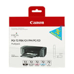 Canon Pgi-72 Original 6403b007 Multipack (pb/g/pm/pc/co) Ink Cartridge