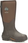 Muck Boot Mens Wellington Boot Wetland Xf Wellies Slip On Neoprene Brown UK Size