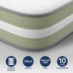 Silentnight Just Sleep Breathe Rolled Eco Mattress White