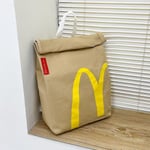 Realist Mcdonalds Ryggsäck/Messenger Sidoväska - Snabbmat Present Student Fritid DB Double shoulder bag