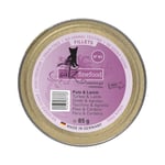 catz finefood Lot de 12 boîtes de nourriture humide pour chat - En granulés fins - No. 411 dinde et d'agneau en gelée - Sans céréales - Sans sucre - Nourriture humide pour chat de la meilleure qualité