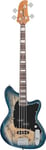 IBANEZ TALMAN SERIES, 4 String Bass Guitar, Dynamix P+J Pickups, Cosmic Blue Starburst