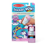 Sticker Wow! Enhörning klistermärkesstämpel och aktivitetsbok Melissa & Doug